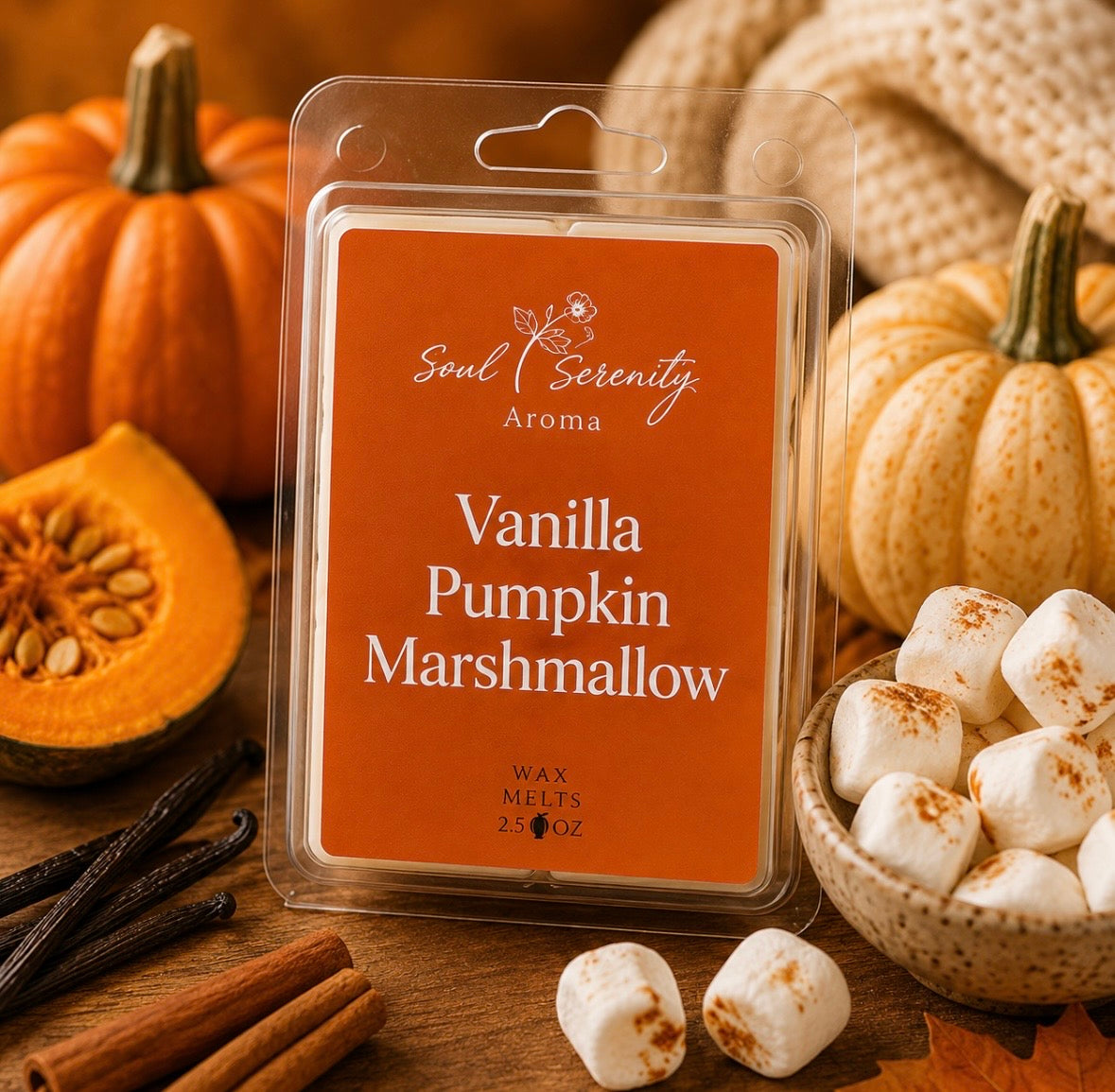 Wax Melts Aromaticos Vanilla Pumpkin Marshmallow