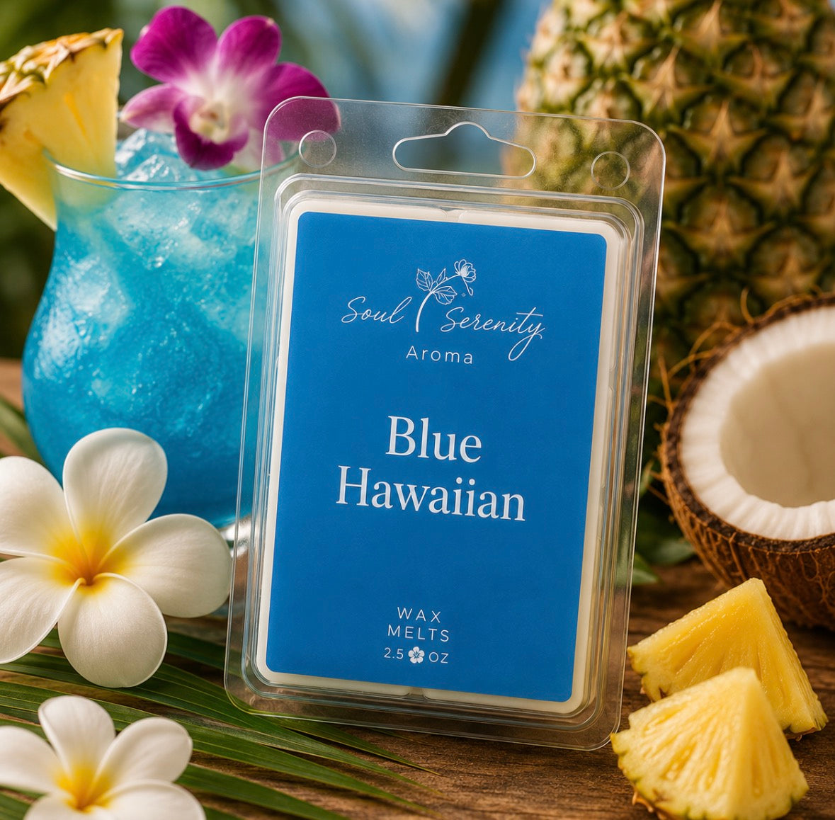 Wax Melts Aromaticos Blue Hawaiian